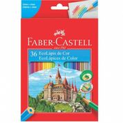 Lapis de Cor Ecolapis 36 Cores Sextavado Faber Castell