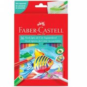 Lapis de Cor Aquarelavel Faber-Castell EcoLapis 36 Cores