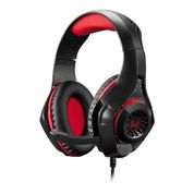 Fone de Ouvido - Headset USB-P2 Gamer - Warrior Rama - Vermelho - Multikids