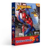 Quebra-Cabeça 100Peças Homem Aranha Disney Didático Infantil