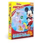 Quebra-Cabeça Alfabético 26 Peças Mickey Didático Infantil