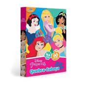 Quebra-Cabeça 60 Peças Princesas Disney Didático Infantil