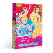 Quebra-Cabeça 100 Peças Princesas Disney Didático Infantil