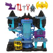 Boneco e Cenário - DC Super Friends - Batcaverna Bat-Tech - Imaginext