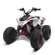 Mini Quadriciclo Infantil - Partida Elétrica - Brave 125cc - Branco - MXF Motors