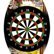 Jogo de Dardos Magnético com Alvo - 6 dardos - 40,5cm - DM Toys