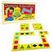 Jogo de Dominó de Formas Geométricas - Carimbrás