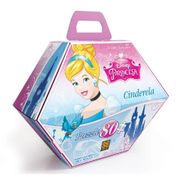 Quebra-Cabeça 80 Peças - Bolsa Princesas Disney - Cinderela