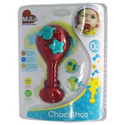 Chocalho Maracas - Azul e Vermelho - Milla