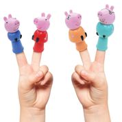 Dedoche Família Peppa Pig com 4 Personagens