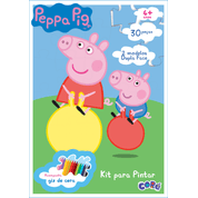 Peppa Pig - Quebra-Cabeça Para Pintar 30 Peças