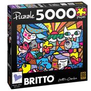 Quebra-Cabeça 5000 Peças - Romero Britto Brito S Garden