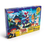 Quebra-Cabeça Progressivo 16/25/49 Peças - Jake e Os Piratas - Grow