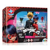 Quebra-Cabeça 100 Peças Miraculous Ladybug - Estrela