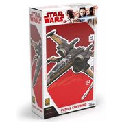 Quebra-Cabeça Contorno X-Wing 132 Peças - Grow