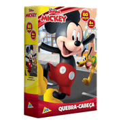 Quebra-Cabeça 60 Peças - Mickey e Pluto - Toyster