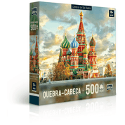 Quebra-Cabeça 500 Peças - Catedral de São Basílio - Rússia