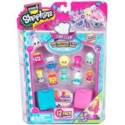 Shopkins Série 6 - Blister com 12 Shopkins Sortidos