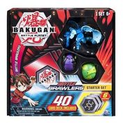 Bakugan - Conjunto Figuras de Batalha e Cards - Aquos Garganoid  - Sunny