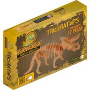 Quebra Cabeça 3D - Triceratops 17 peças