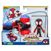 Boneco e Triciclo Miles Morales e Aracno