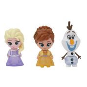 Mini Figuras com Luzes - 7 Cm - Disney - Frozen 2 - Anna, Elsa e Olaf - Fun