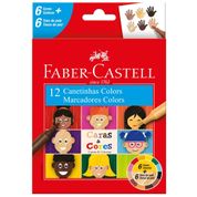 Canetinha Colorida - Caras e Cores - 12 Cores - Faber-Castell