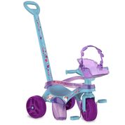 Triciclo de Passeio e Pedal - Mototico - Disney - Frozen 2 - Azul e Roxo - Bandeirante