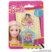 Conjunto de Apontador e Borracha - Barbie - Sortidos - Tris