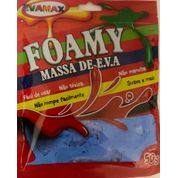 Massa de Eva - Foamy Color Azul Claro - Evamax