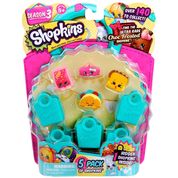 Shopkins Série 3 - Blister com 5 Shopkins Sortidos