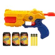 Lançador X-Shot Reflex Revolver Tk-6 com Latas - Candide