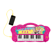Teclado Glamouroso Barbie com Mp3