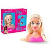 Boneca Busto da Barbie Mini Styling Head com Escova Presilha Mattel