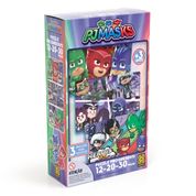 Quebra-Cabeça - Progressivo - PJ Masks - 12, 20, 30 Peças - Grow