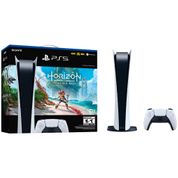 Console - Playstation 5 - Edição Digital - Horizon Forbidden West - 8K - Branco - Sony