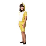 Fantasia Baby Shark Infantil Tubarão Amarelo de Carnaval