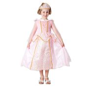 Fantasia Princesa Bela Adormecida Infantil Com Tiara