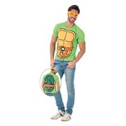 Fantasia Camiseta Michelangelo Tartaruga Ninja Adulta Sulamericana