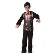 Fantasia Noivo Cadáver Victor Corpse Infantil Masculino de Halloween