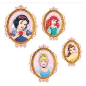 Quadros Decorativos Para Festa de Aniversário Princesas 4 Peças