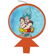 Vela Aniversário Dragon Ball Super Para Bolo