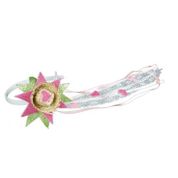 Mini Chapéu de Palha Com Tiara Para Festa Junina Coração Rosa