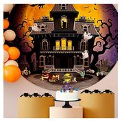 Decoração Halloween em EVA Aranha 3D Pote Pra Doces