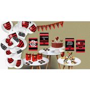 Kit Festa Só um Bolinho Flamengo com 89 Peças