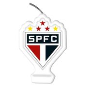 Vela São Paulo Emblema Para Bolo de Aniversário