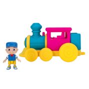 Conjunto de Carrinho e Mini Boneco - Cocomelon - Musical Train - Candide