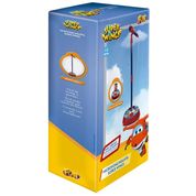 Microfone Infantil Fun Super Wings Com Pedestal Amplificador E Luz