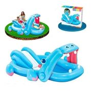 Piscina Infantil Hipopótamo C/escorregador Intex