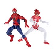 Conjunto de Bonecos e Acessórios - Marvel Legends - Homem Aranha e Spinneret - 15 cm - Hasbro